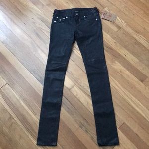 True Religion Leather Skinny Cut Pants
